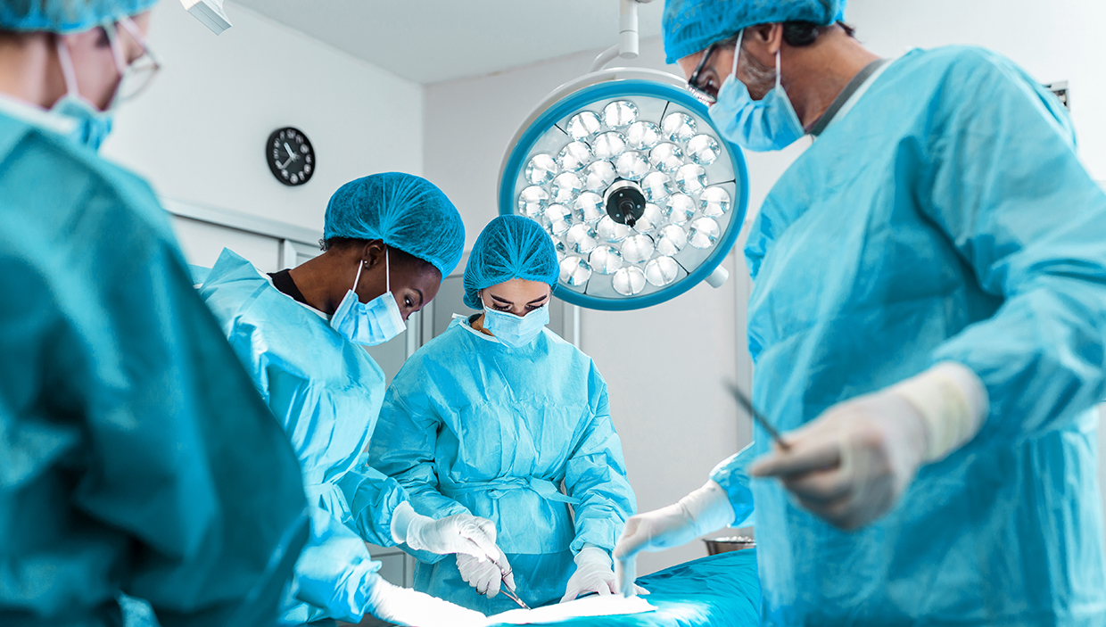 Group of Health Professionals in an operating room